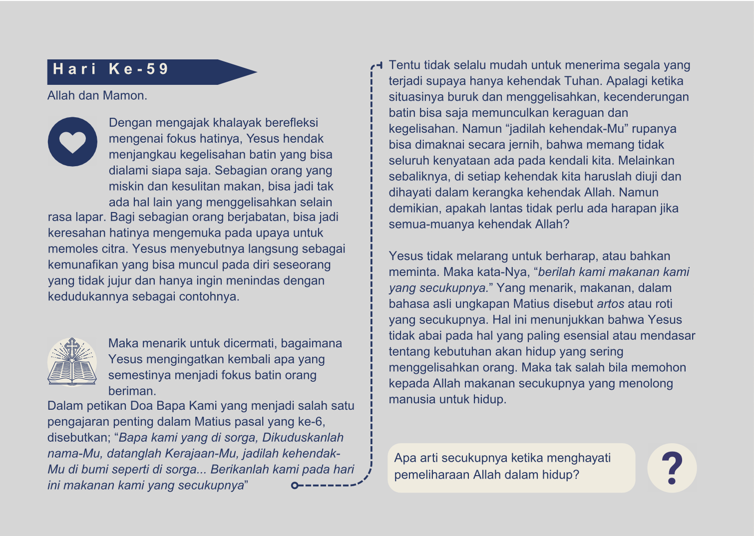 hari 59 sangkan pakaryan yakkum