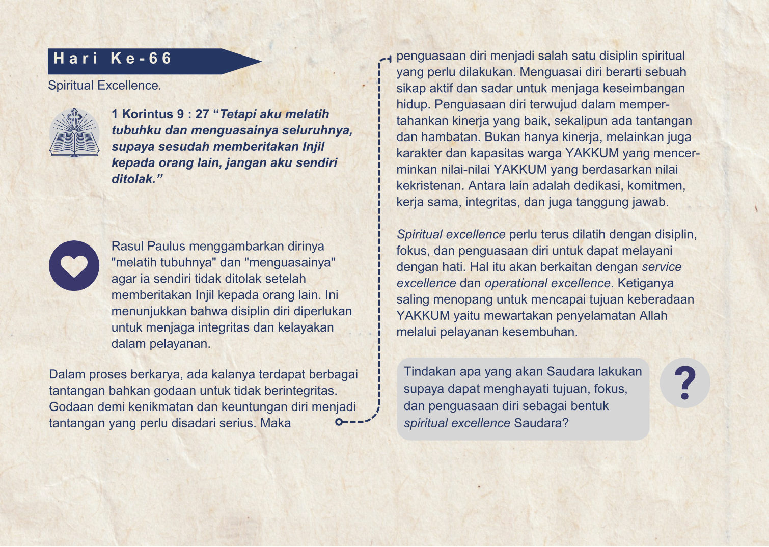 hari 66 sangkan pakaryan yakkum