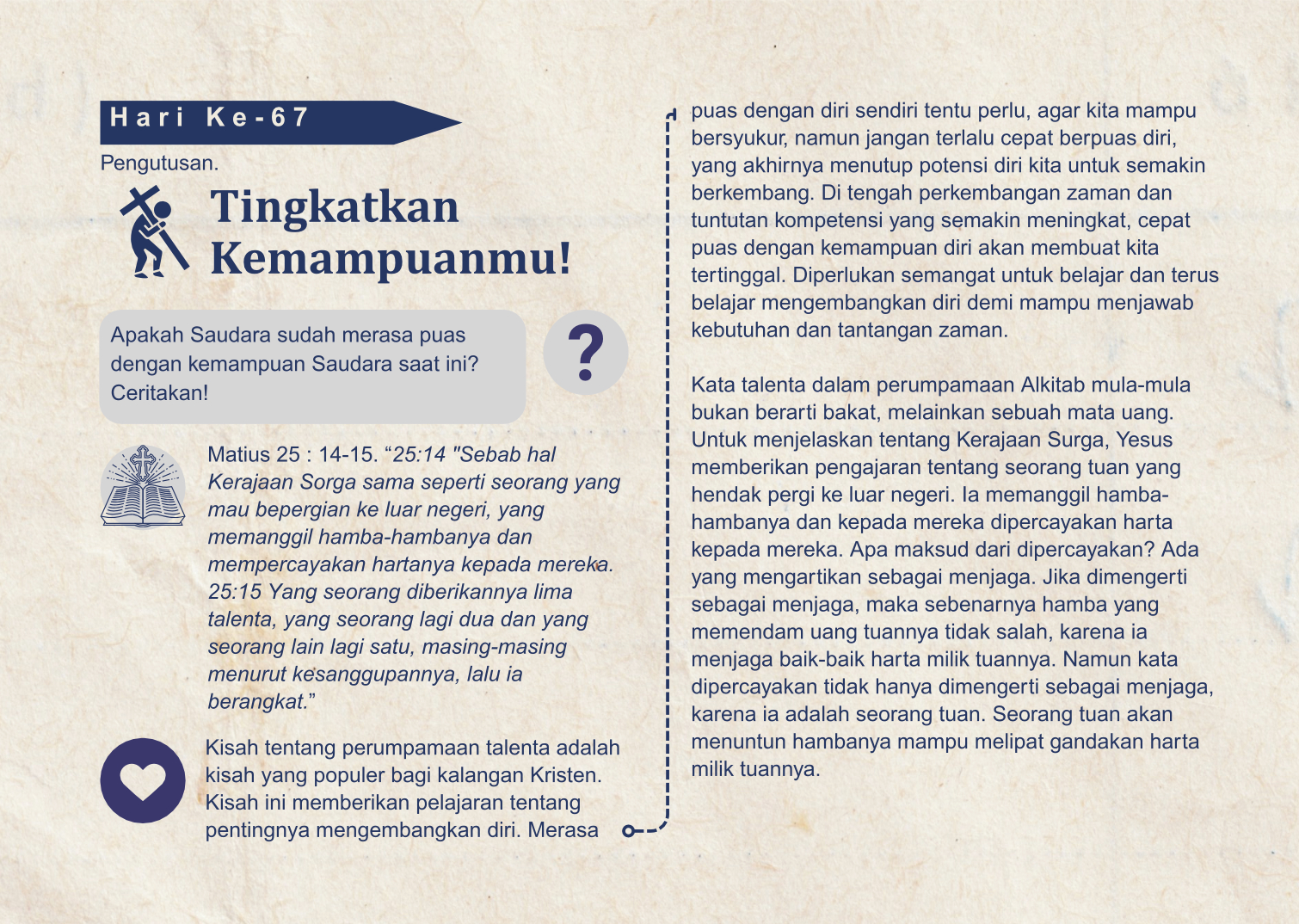 hari 67 sangkan pakaryan yakkum