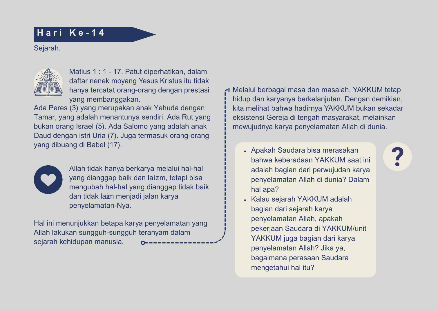hari 14 sangkan pakaryan yakkum