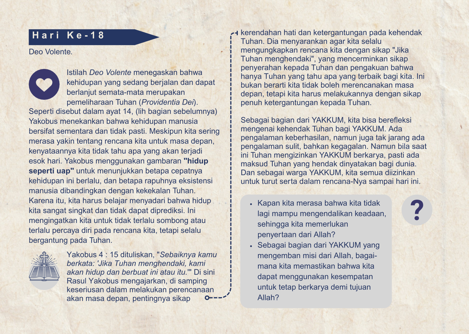 hari 18 sangkan pakaryan yakkum