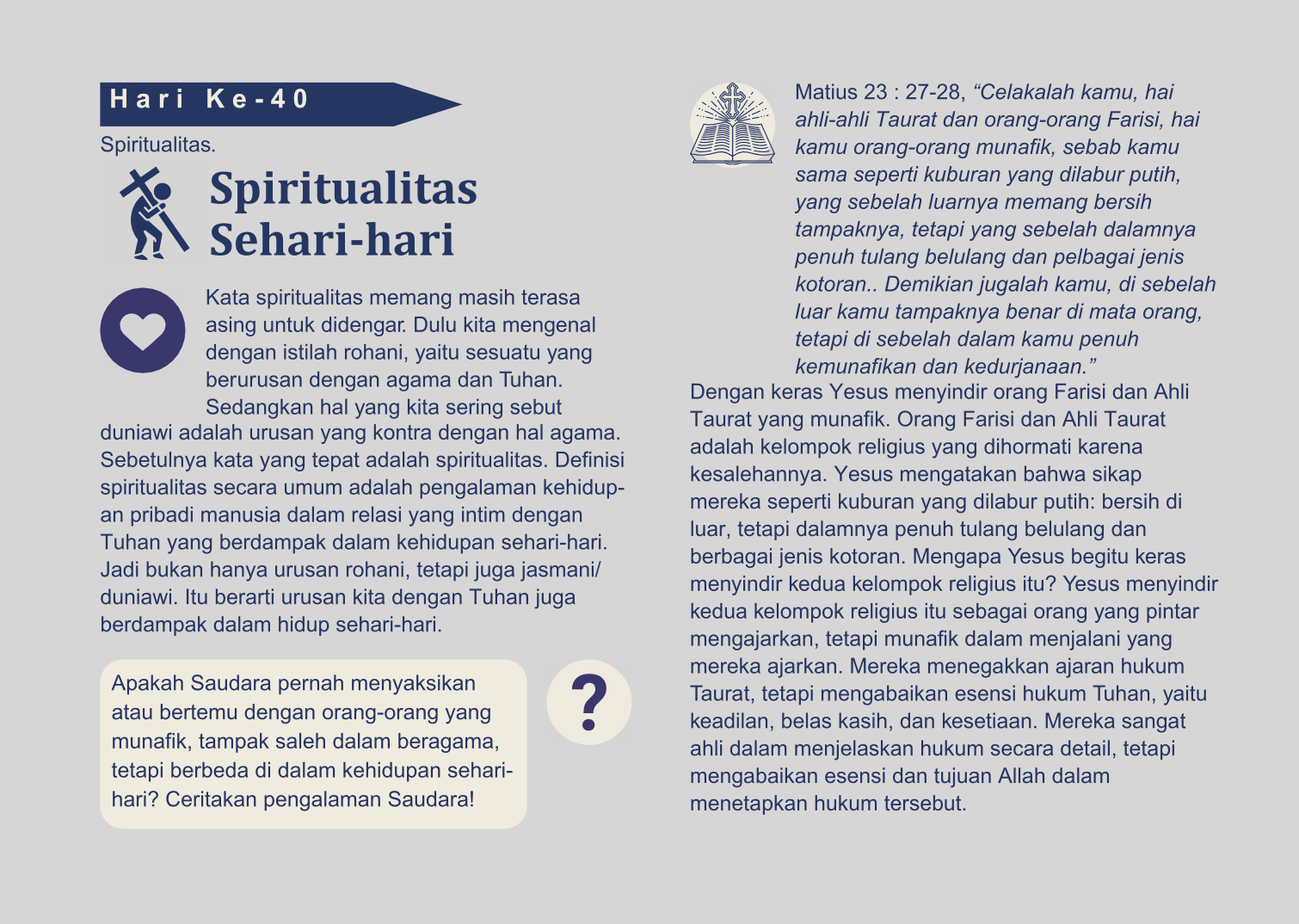 hari 40 sangkan pakaryan yakkum