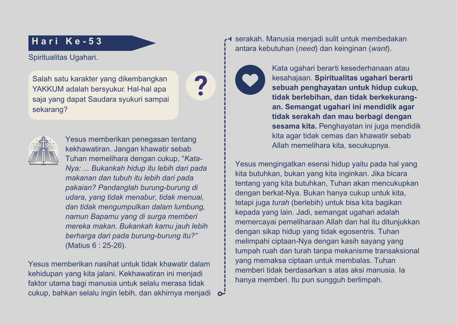 hari 53 sangkan pakaryan yakkum